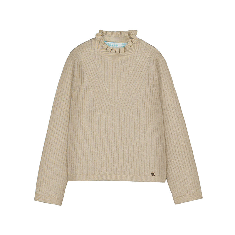 Oat Shimmer Turtleneck
