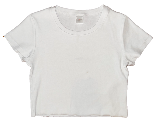 Ribbed Boxy Tee