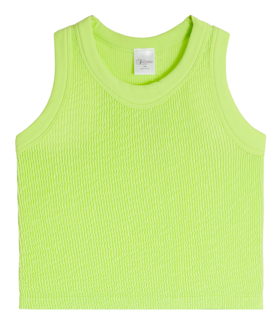 Smocking Sleeveless Tank