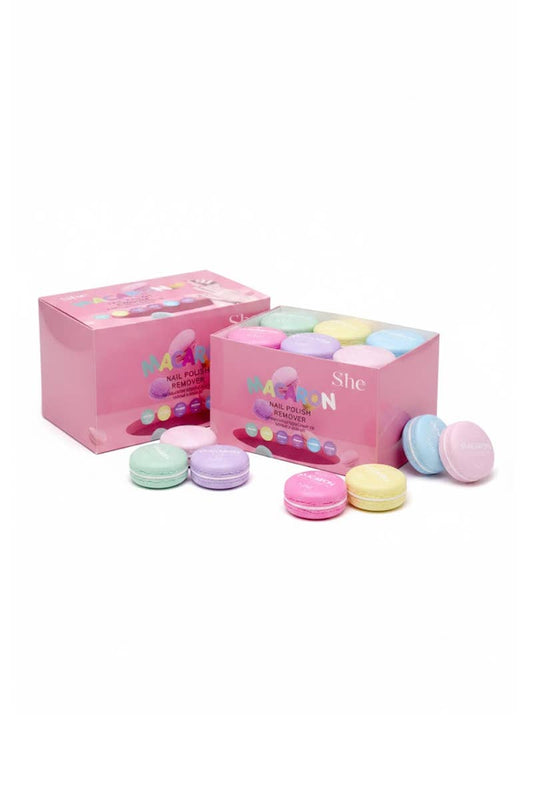Macaron Nail Polish Remover Pads