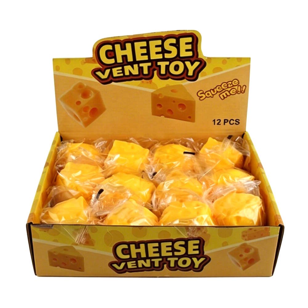 Cheese Cube Squishy Stress Relief Toy