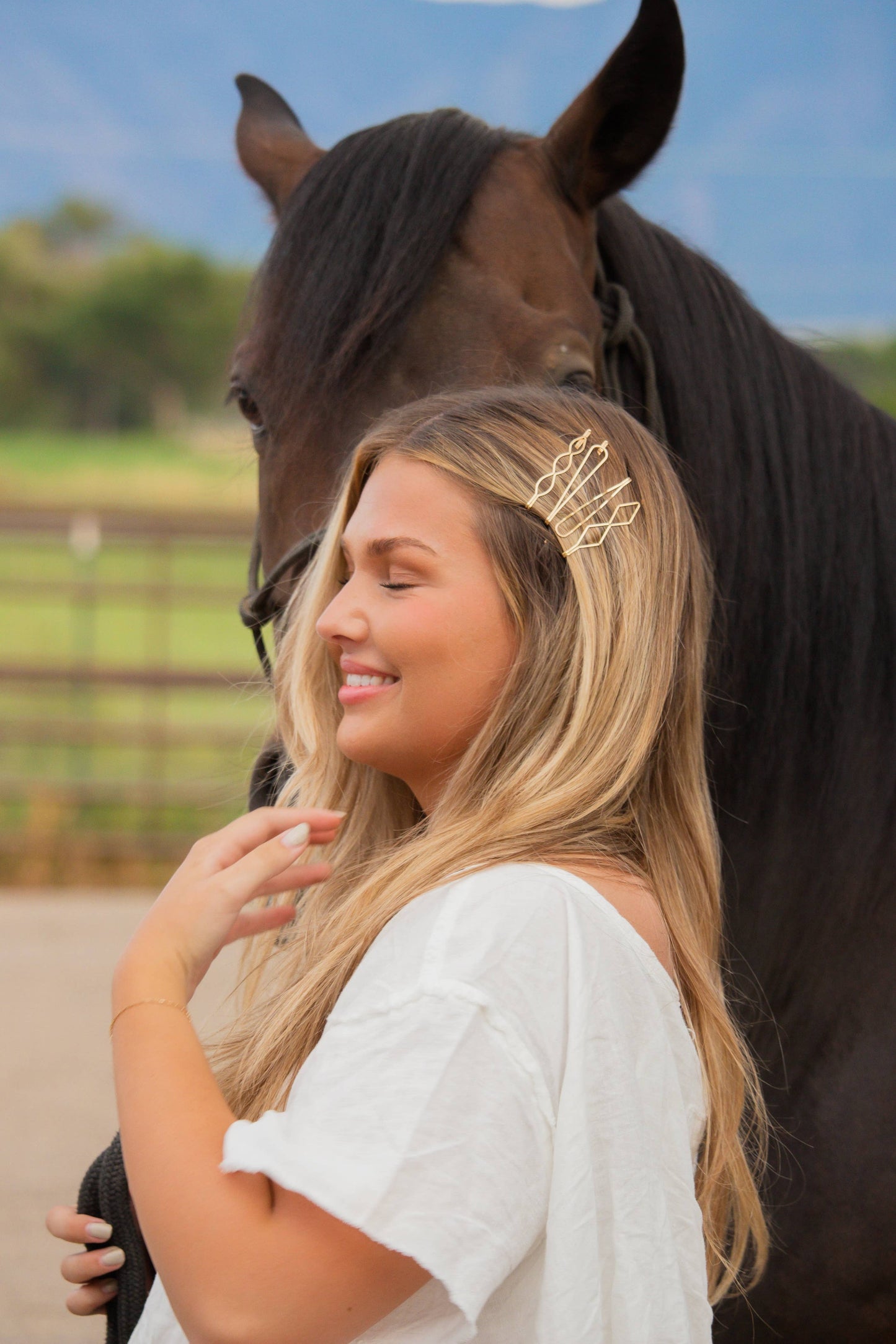 Golden Lasso Bobby Pins