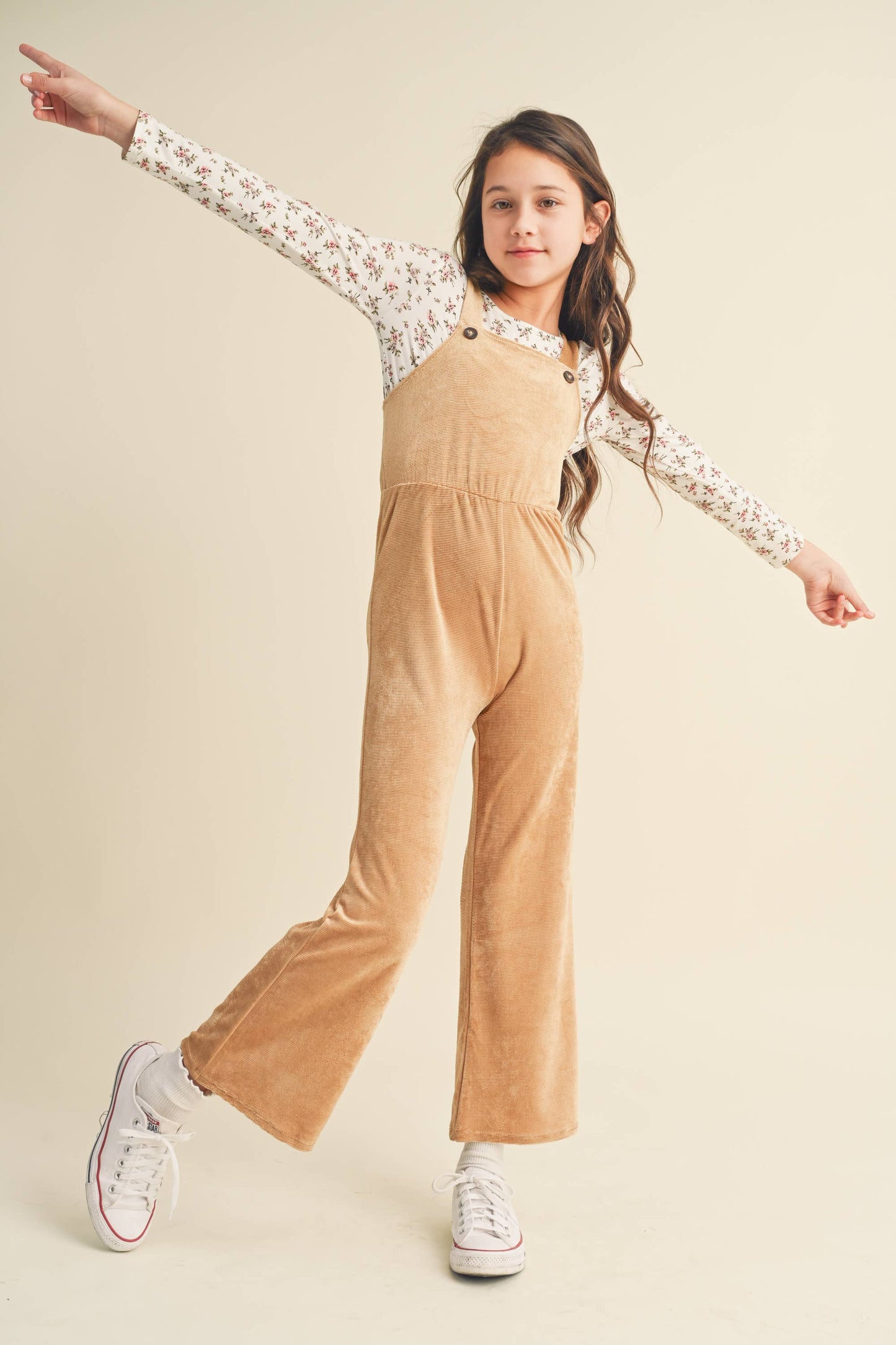 L/S MINI FLARE JUMPSUIT