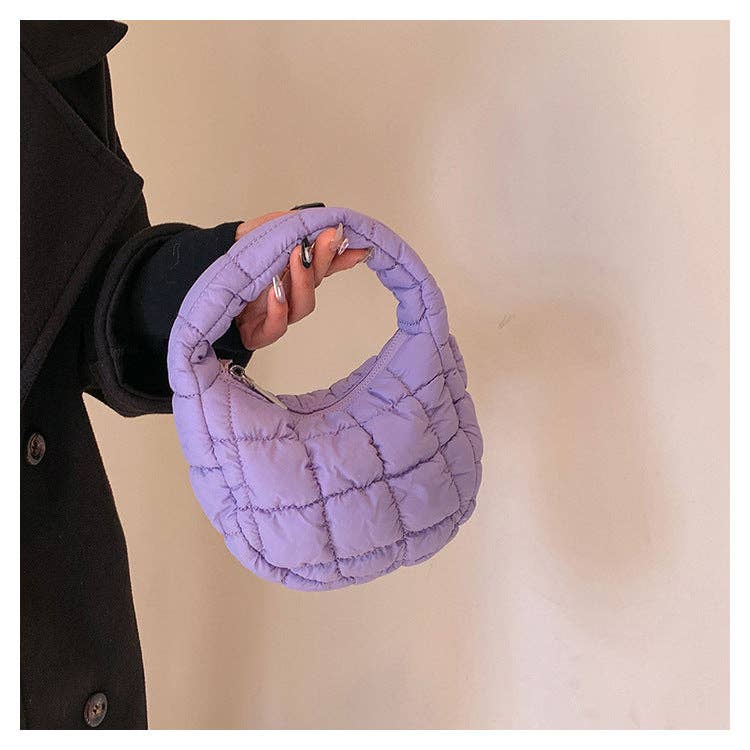 Solid Color Cloud Bag