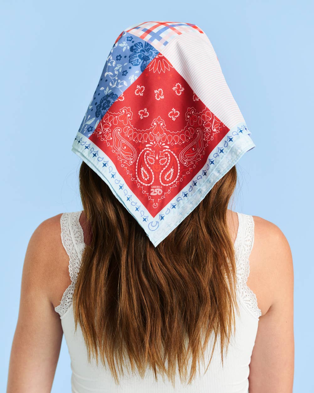 America Patchwork Headscarf