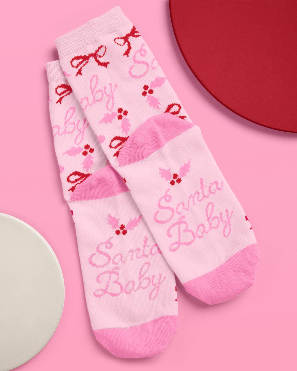 Santa Baby Knit Socks