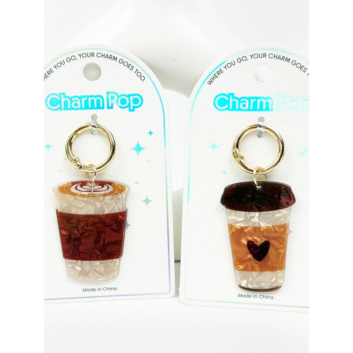 Latte Key Charm