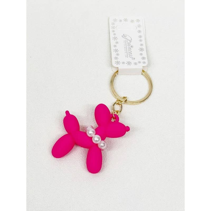 Colorful Puppy Theme Keychain