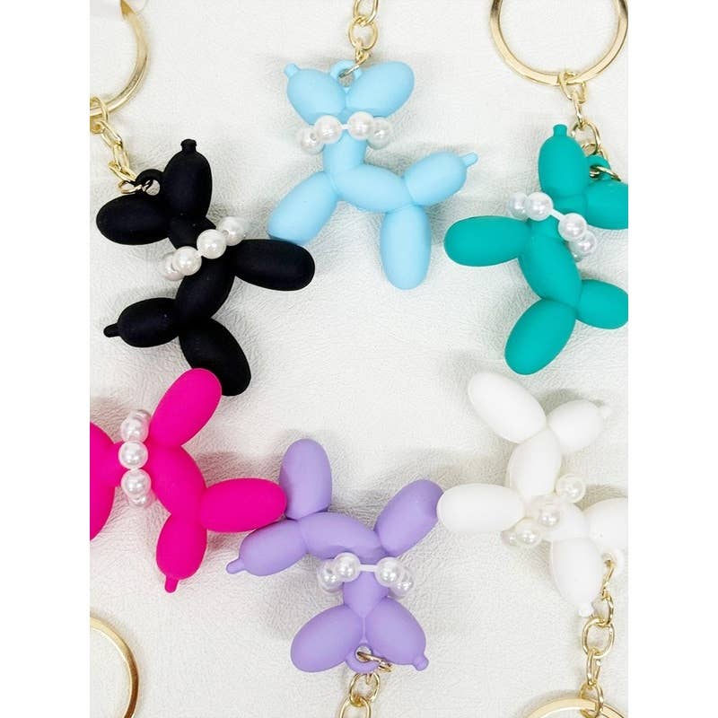 Colorful Puppy Theme Keychain