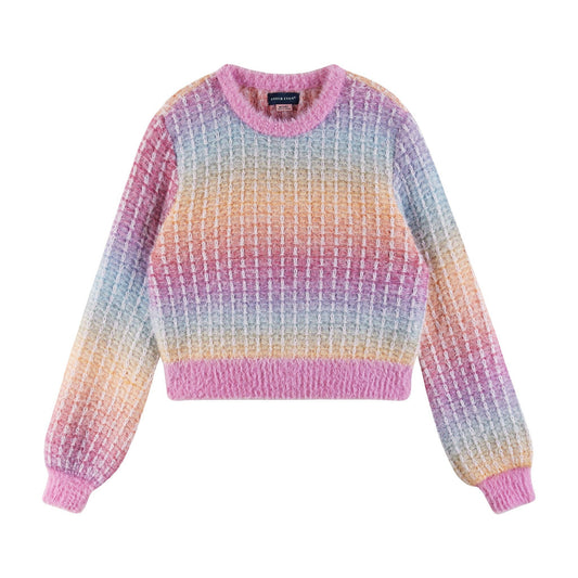 Cropped Ombre Sweater | Multicolor