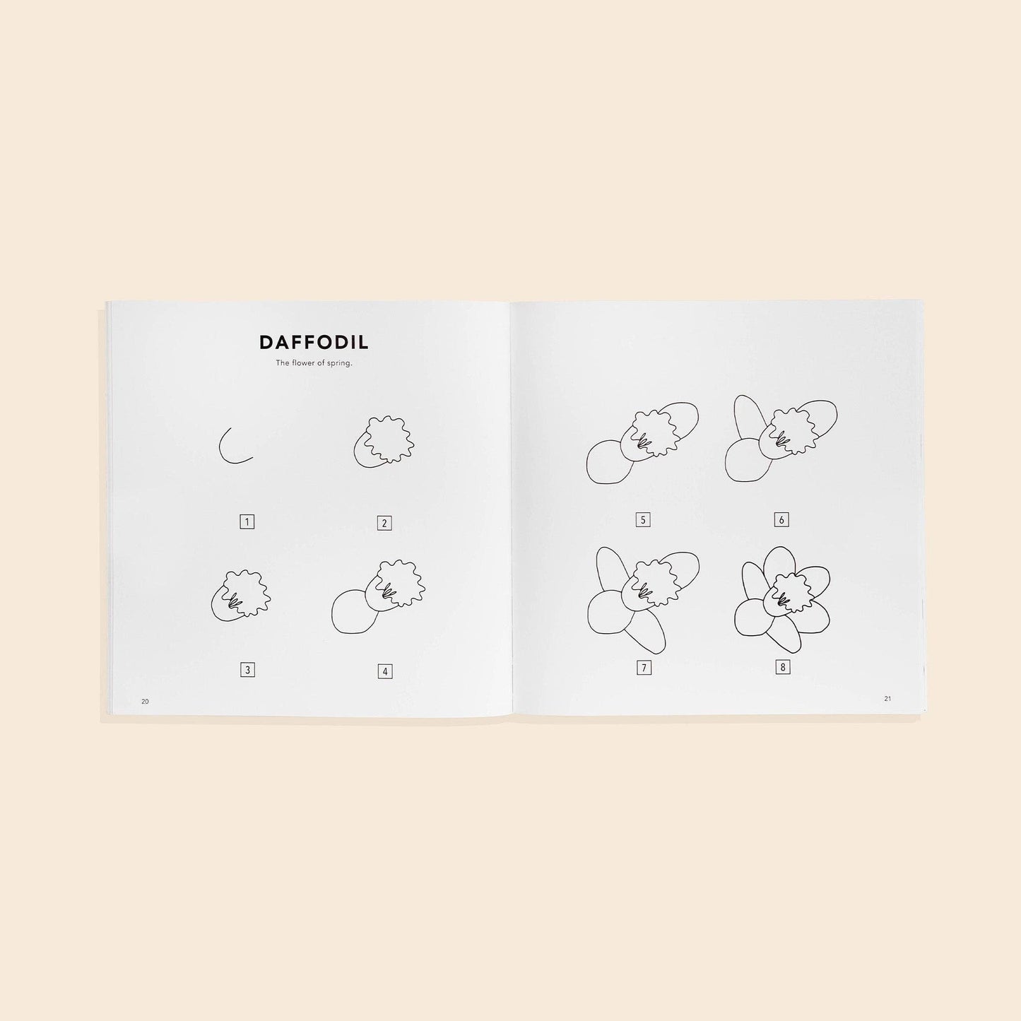 Modern Flowers: A How to Draw Book for Kids