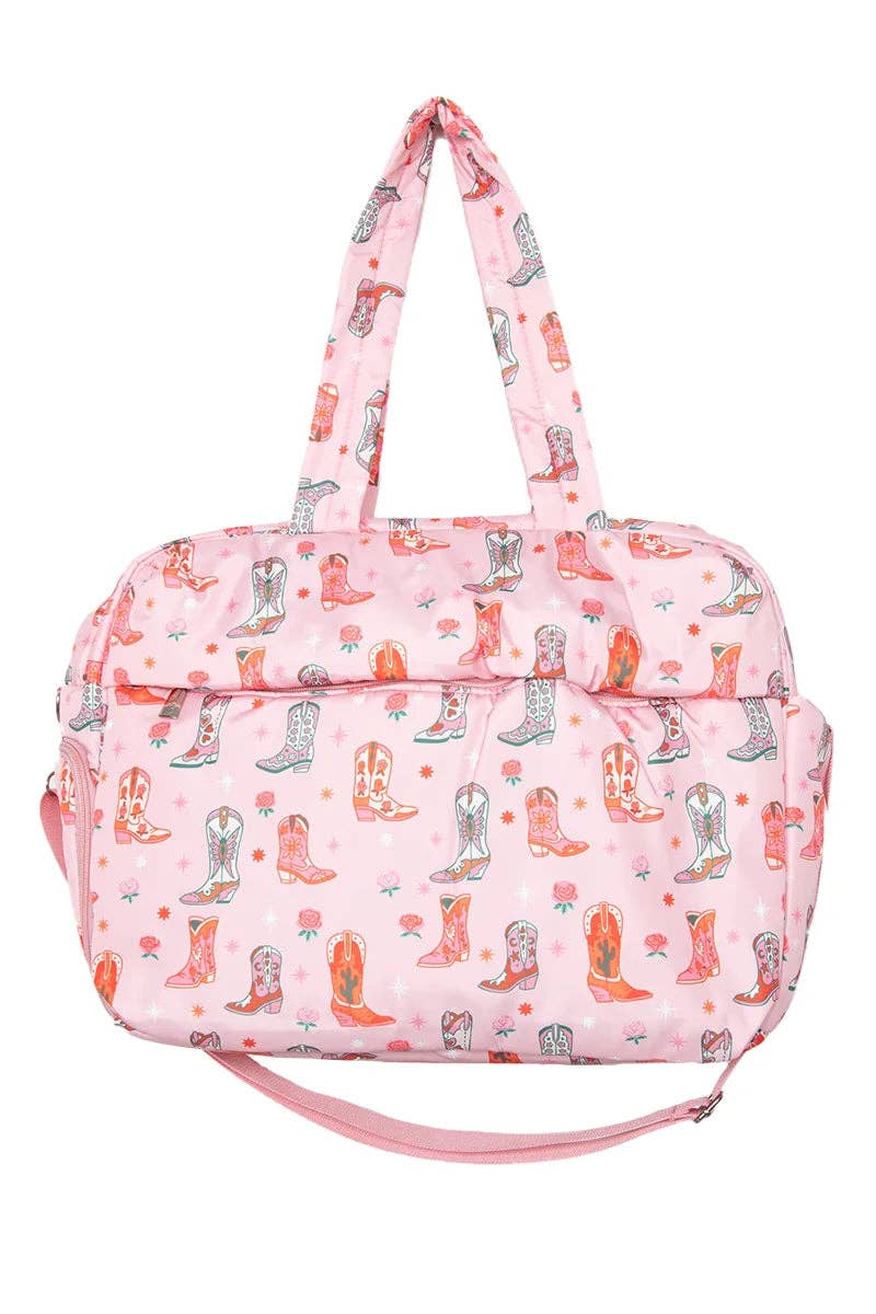 Boots & Roses Overnight Bag