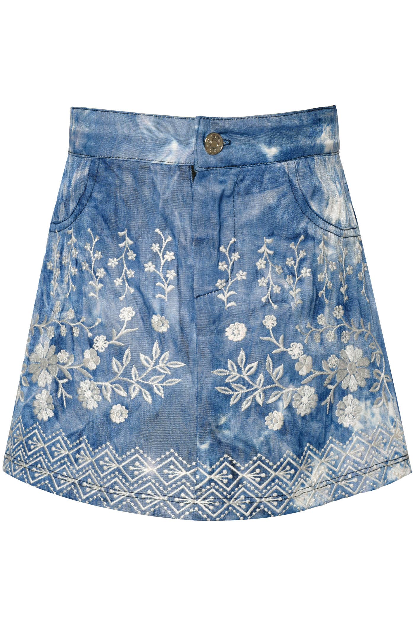 EMBROIDERED MINI SKIRT