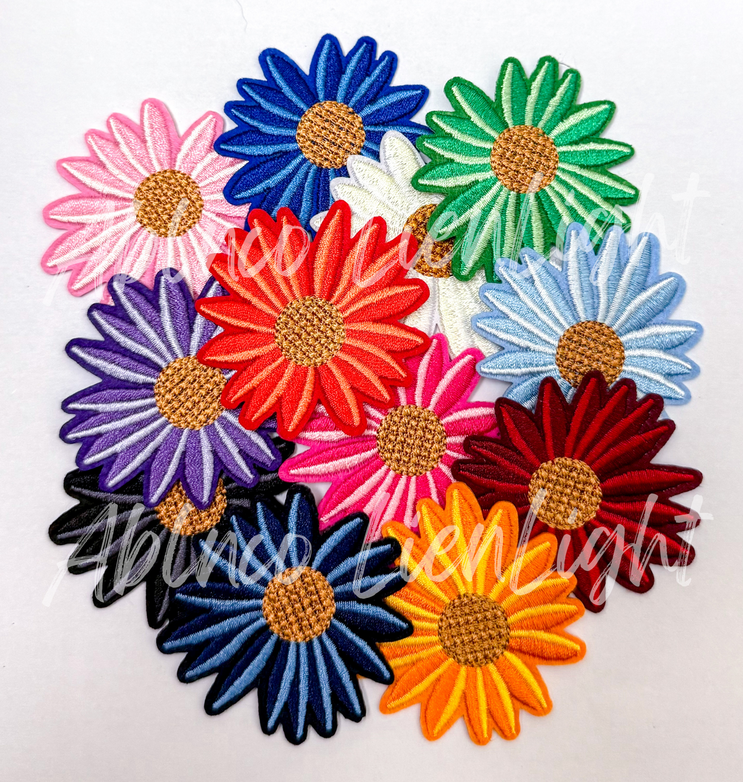 Navy daisy patch