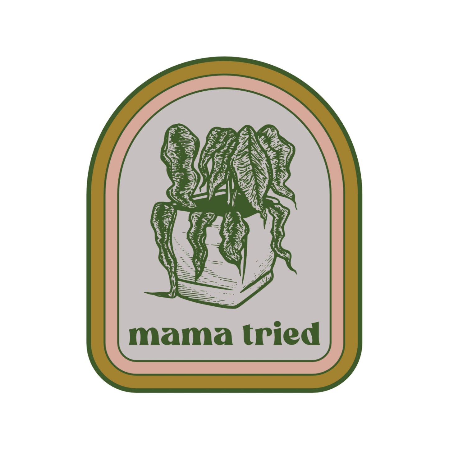 Mama Tried Plant Funny Country High Quality Vinyl Sticker