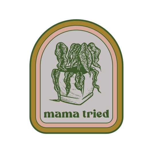 Mama Tried Plant Funny Country High Quality Vinyl Sticker