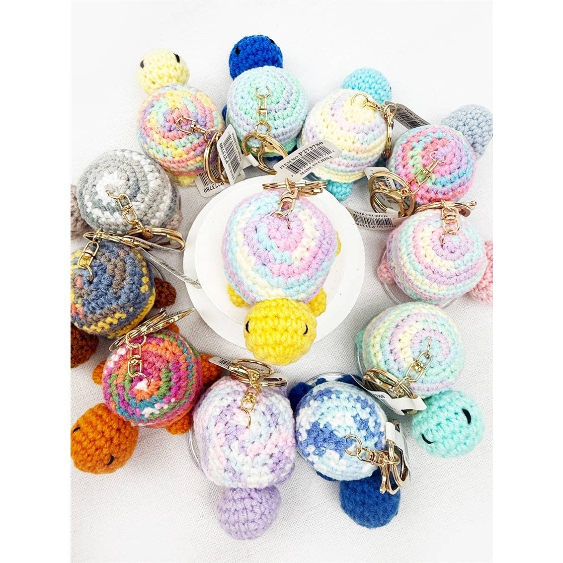 Crochet Sea Turtle Keychain