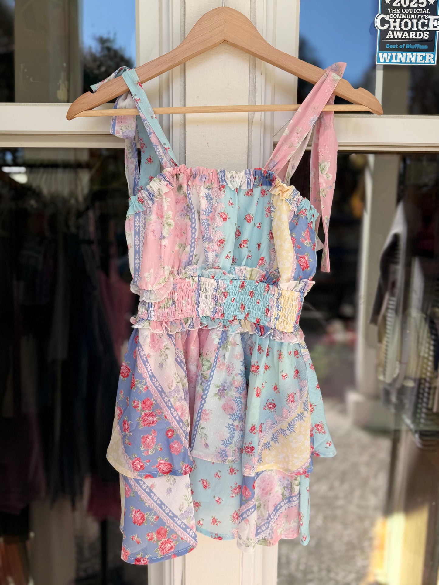 Multi Floral Printed Romper