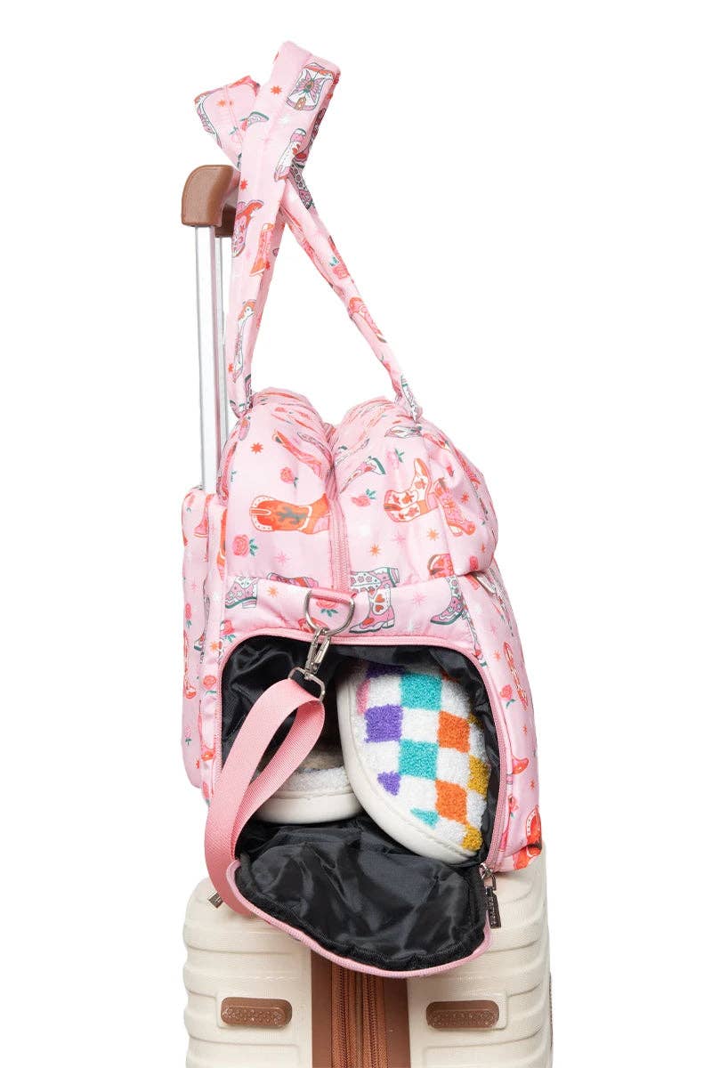 Boots & Roses Overnight Bag