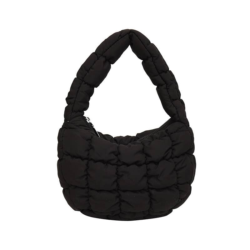 Sm Puff pleated bubble bag