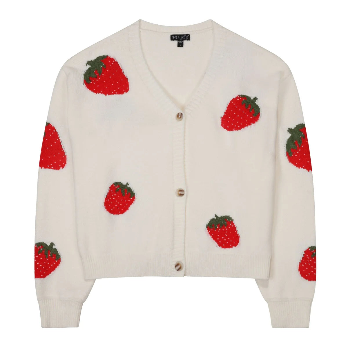 Strawberry Cardigan