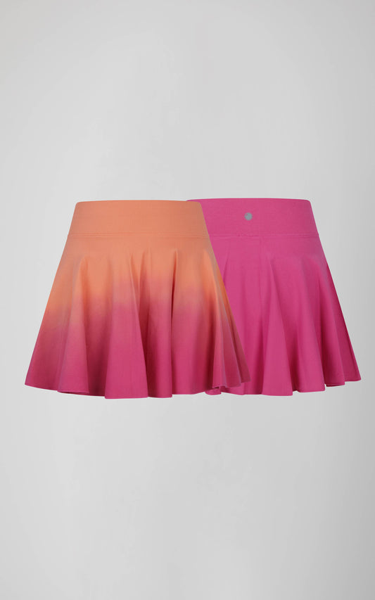 Girls Seamless Dip Dye Flare Skort