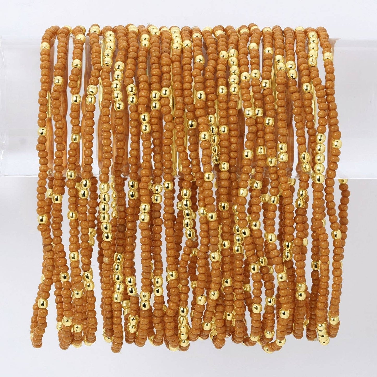 Solid Seed Bead Bracelets