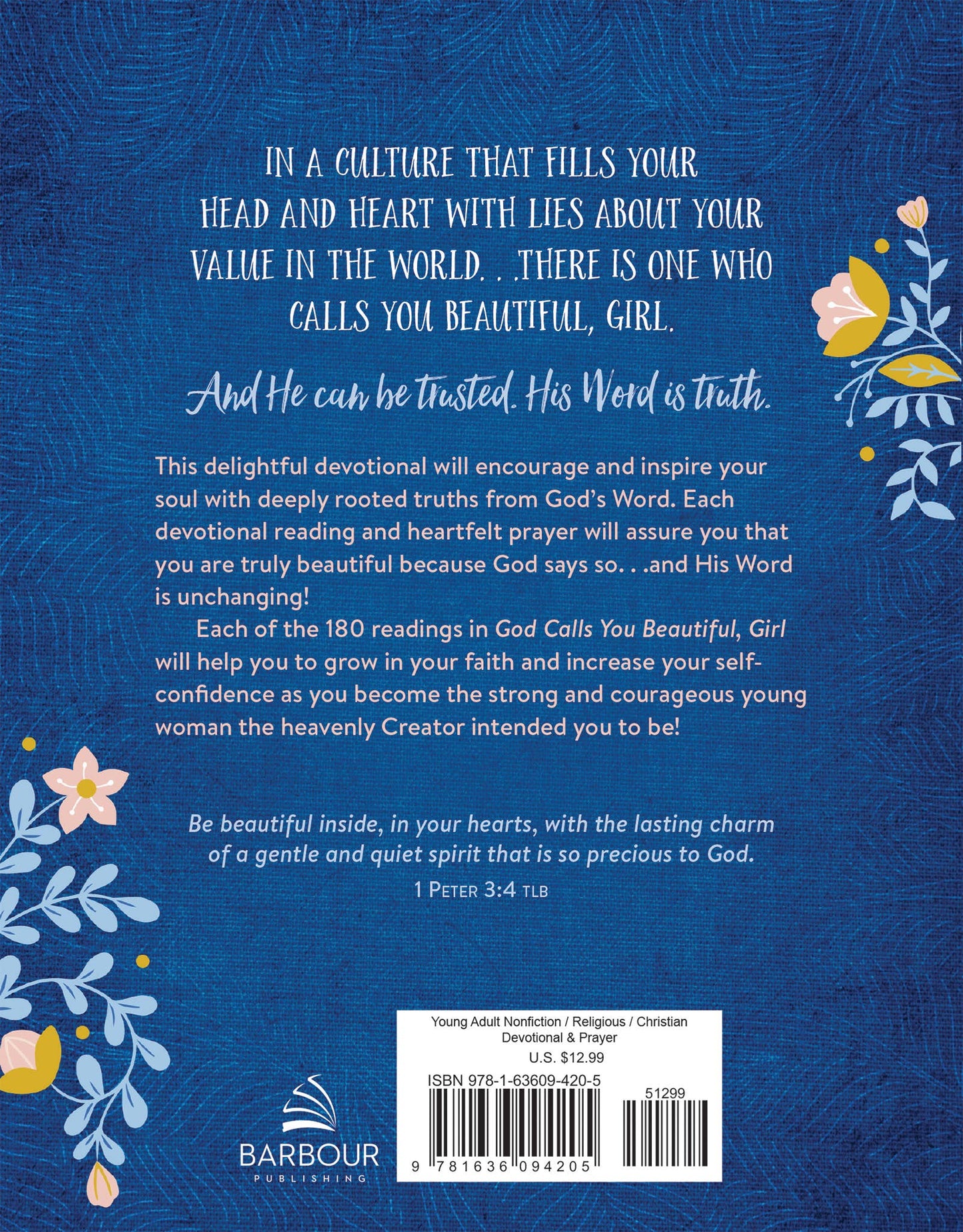 God Calls You Beautiful, Girl : 180 Devotions & Prayers Teen