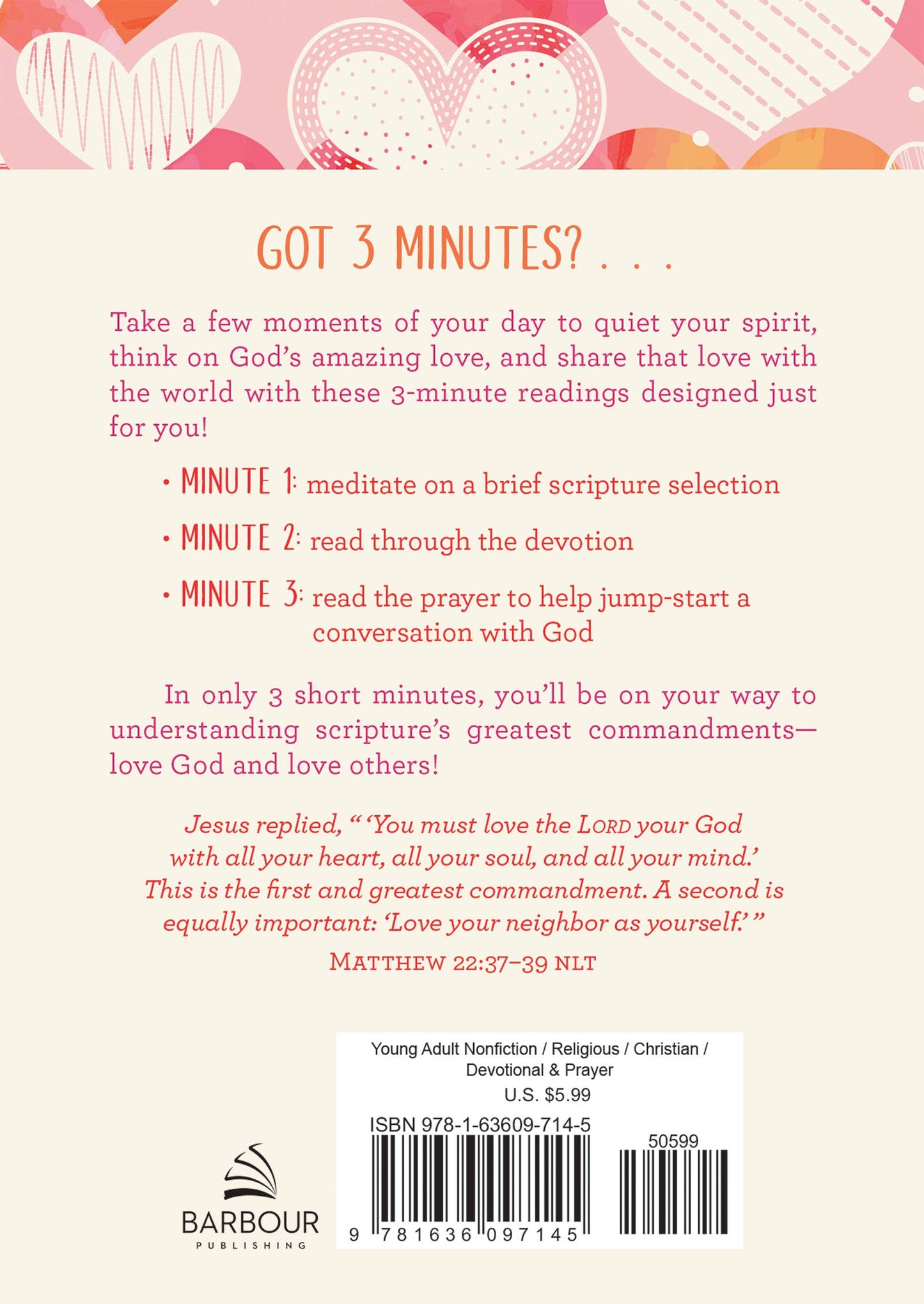 Choose Love: 3-Minute Devotions for Teen Girls