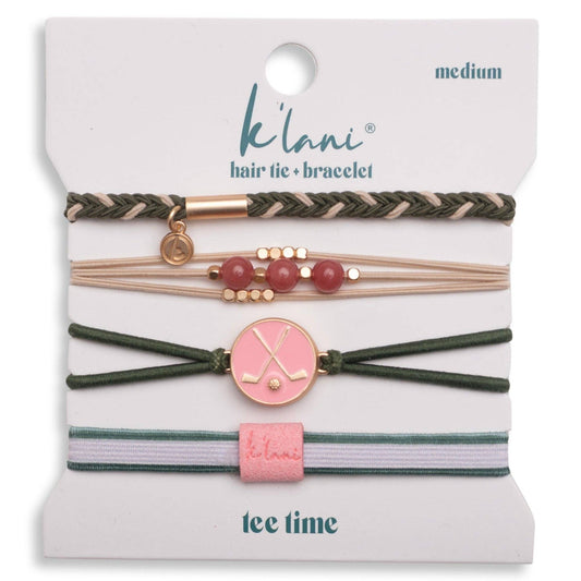 "Tee Time" Hair Tie Bracelets
