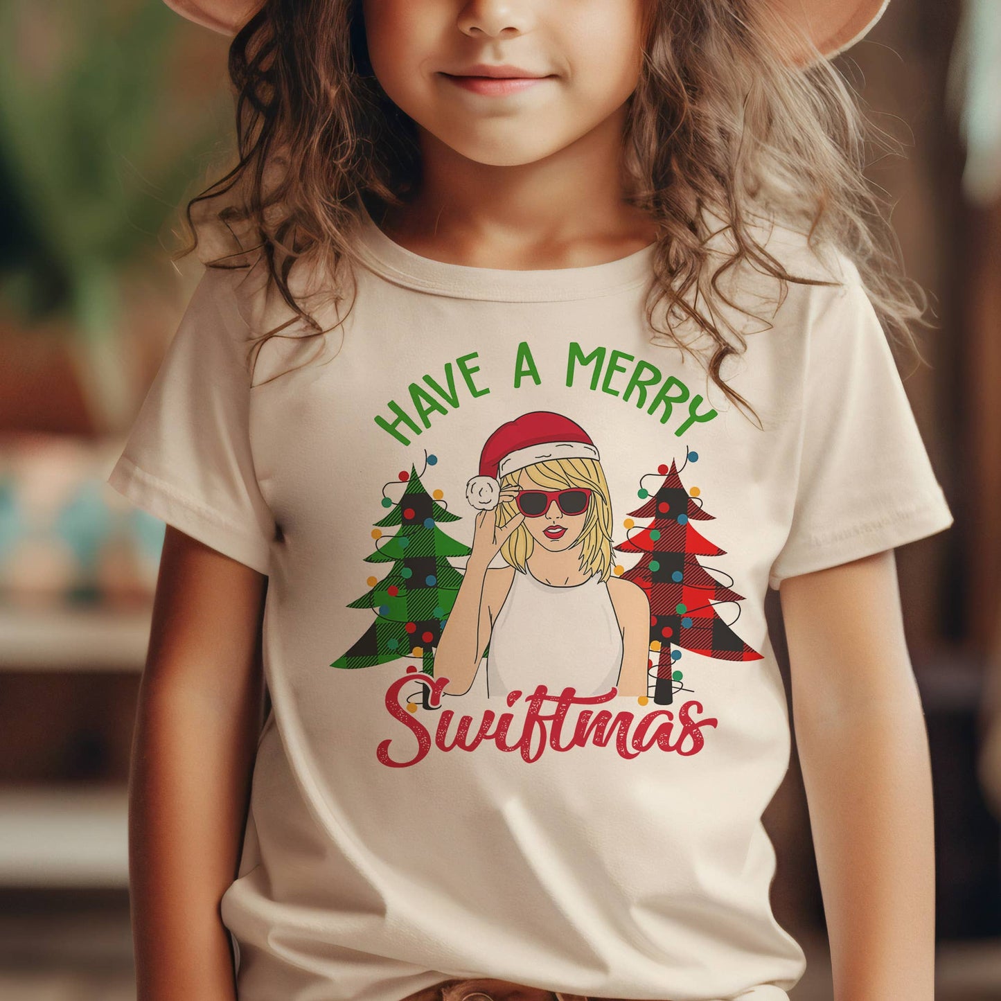 Kids Taylor Swift Tee Youth Merry Swiftmas Taylor Tshirt