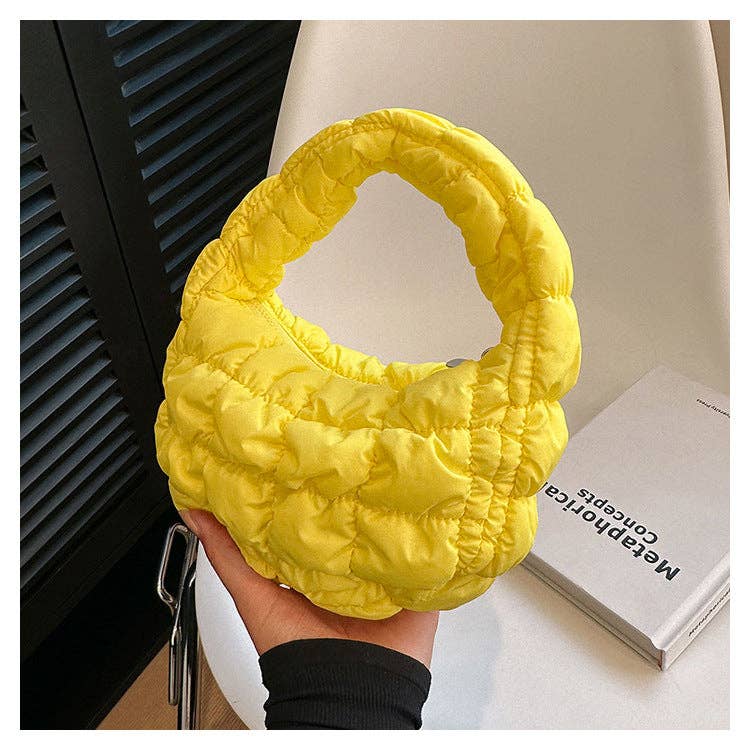 Solid Color Cloud Bag