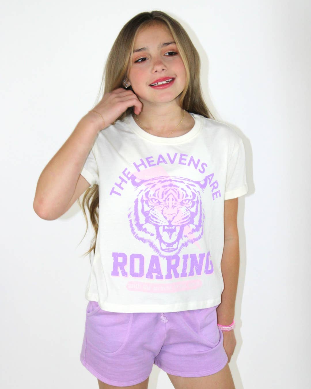 The heavens are roaring graphic shirt