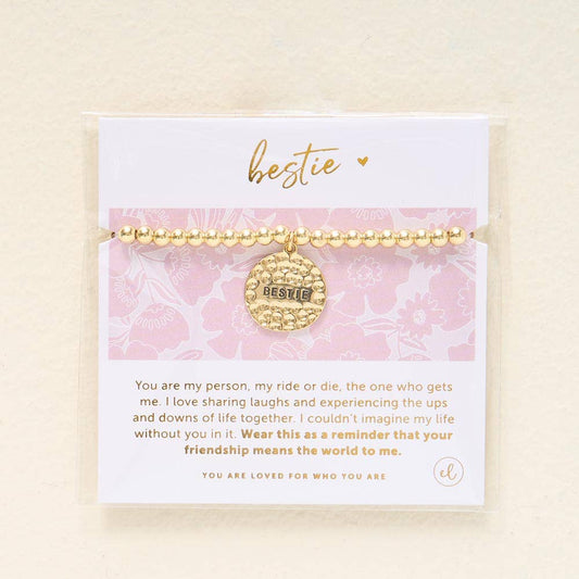 Sentiment Charm Bracelet- Gold/Silver