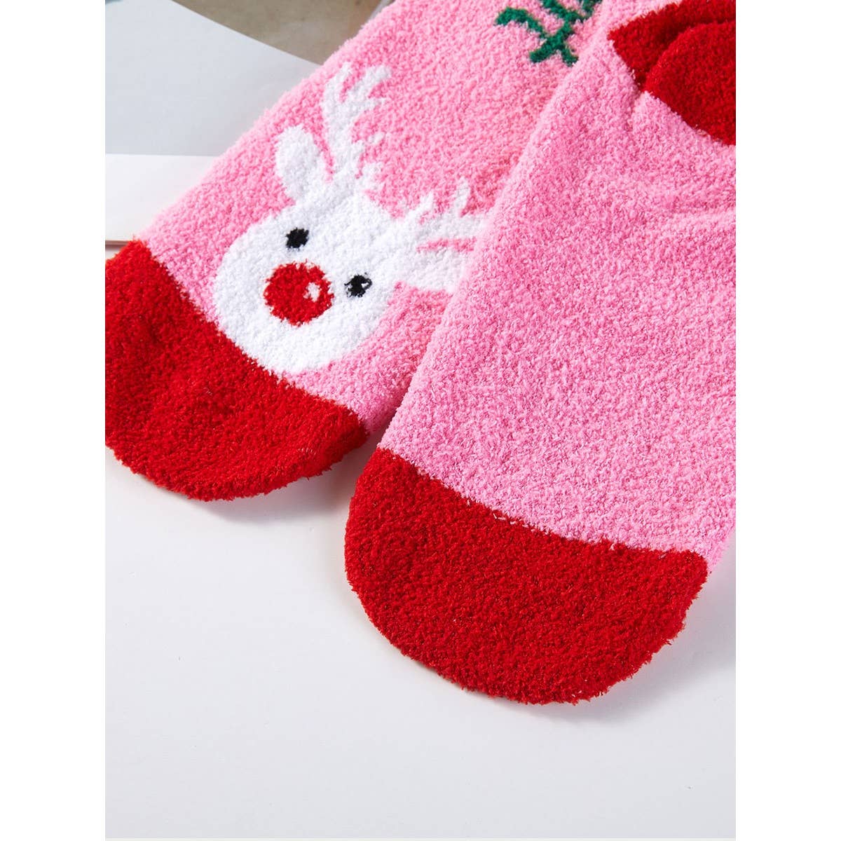 Christmas Fuzzy Sock