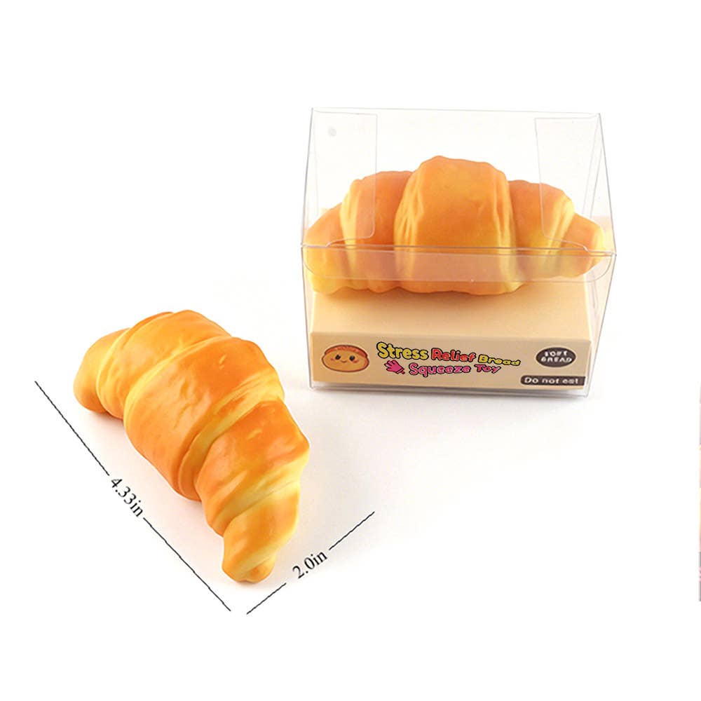 Croissant Squishy Stress Relief Toy