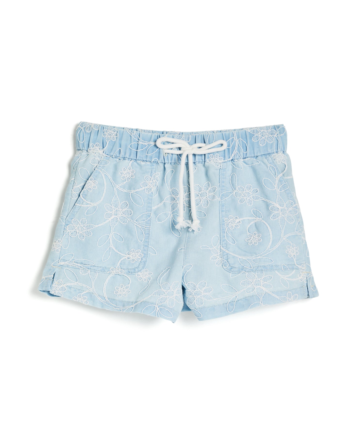 EMBOSSED FLORAL LOUNGE SHORT