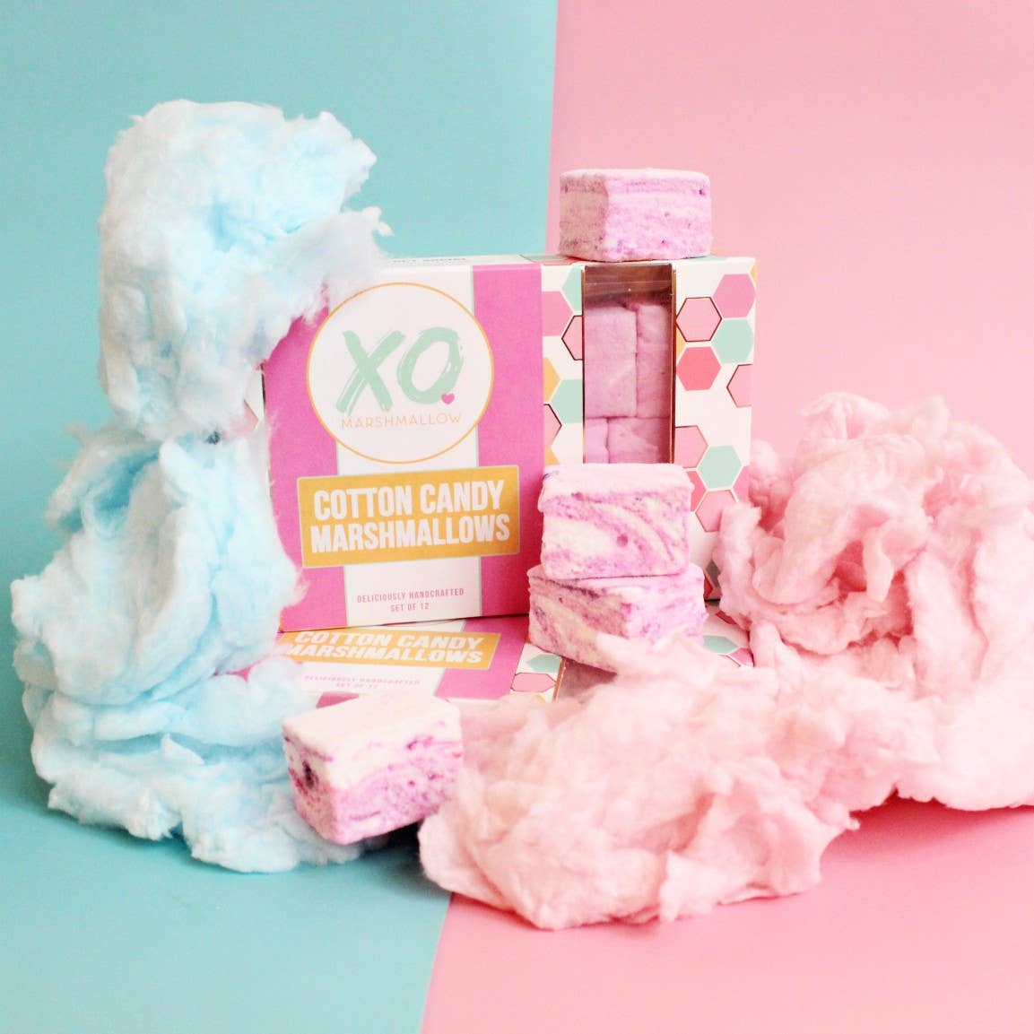 Cotton Candy Marshmallows