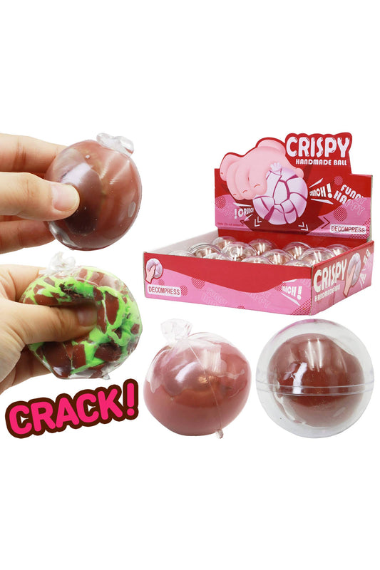 Mini Chocolate Crispy Cracking Clay Squishy Ball