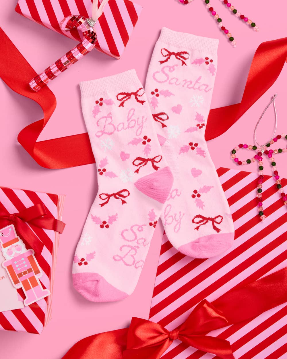 Santa Baby Knit Socks
