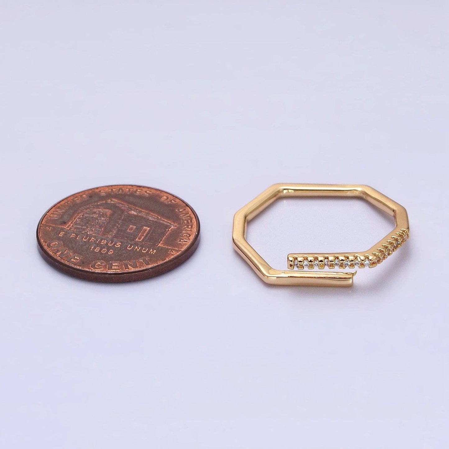 Thin Hexagon Ring