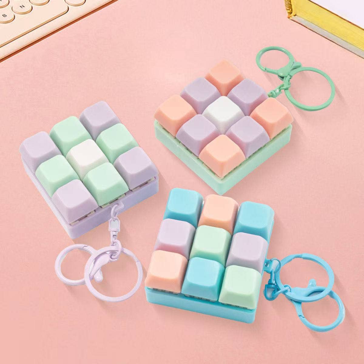 Keyboard Fidget Keychain