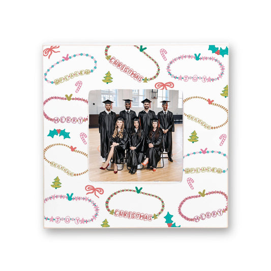 Friendship Bracelet Christmas Frame