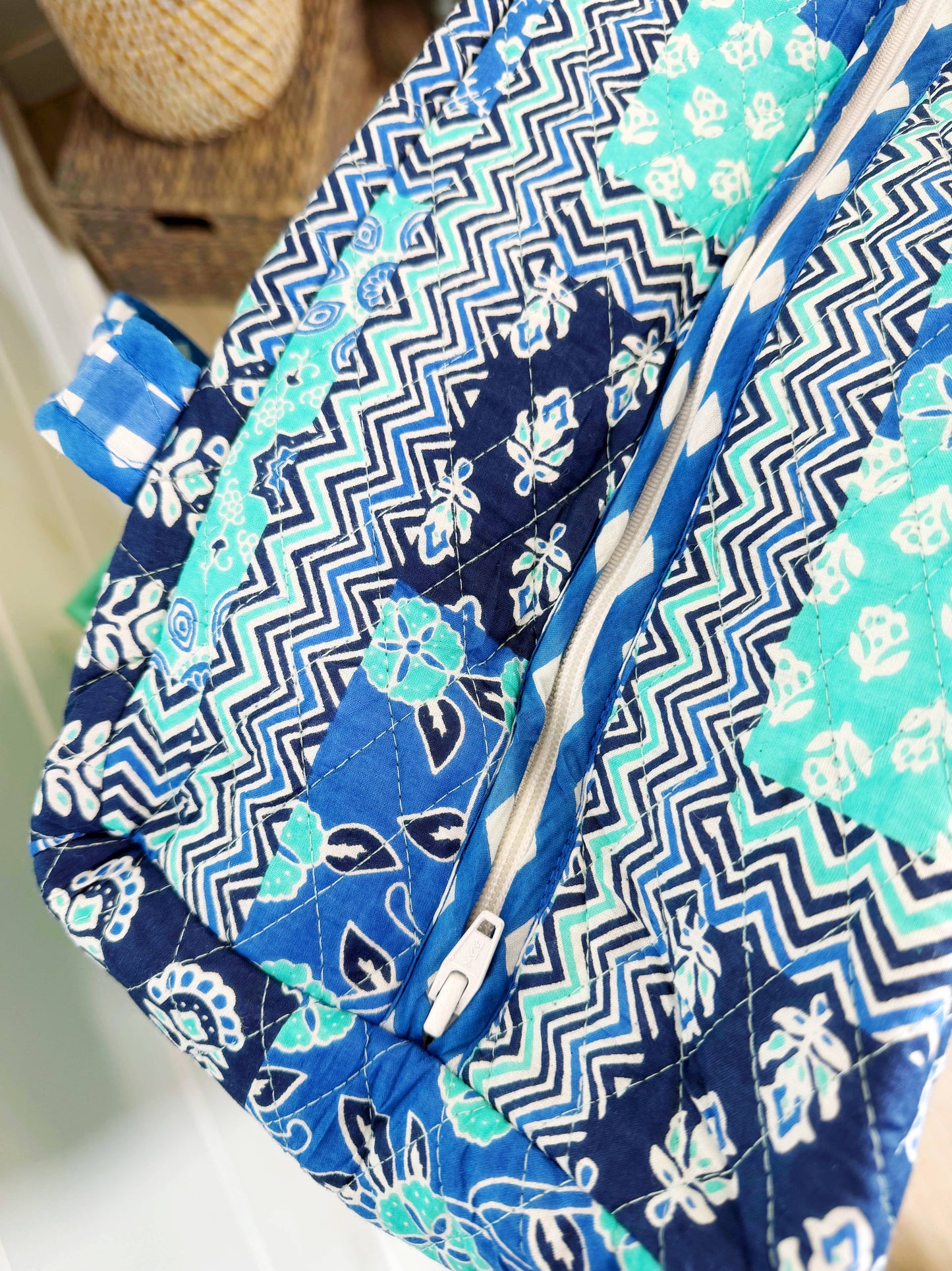 Bandana Quilted Weekender Bag Patchwork
