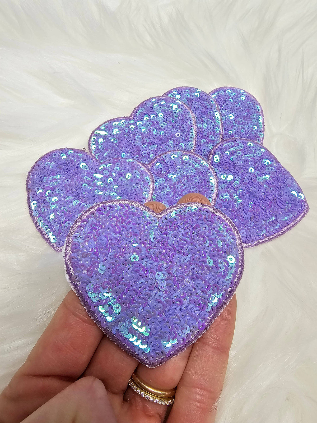 Sequin Heart patch