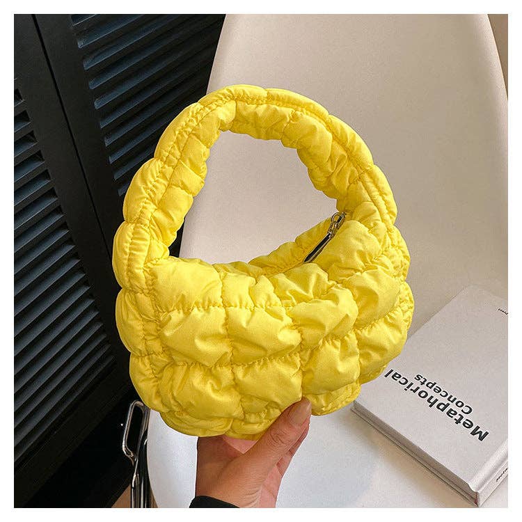 Solid Color Cloud Bag