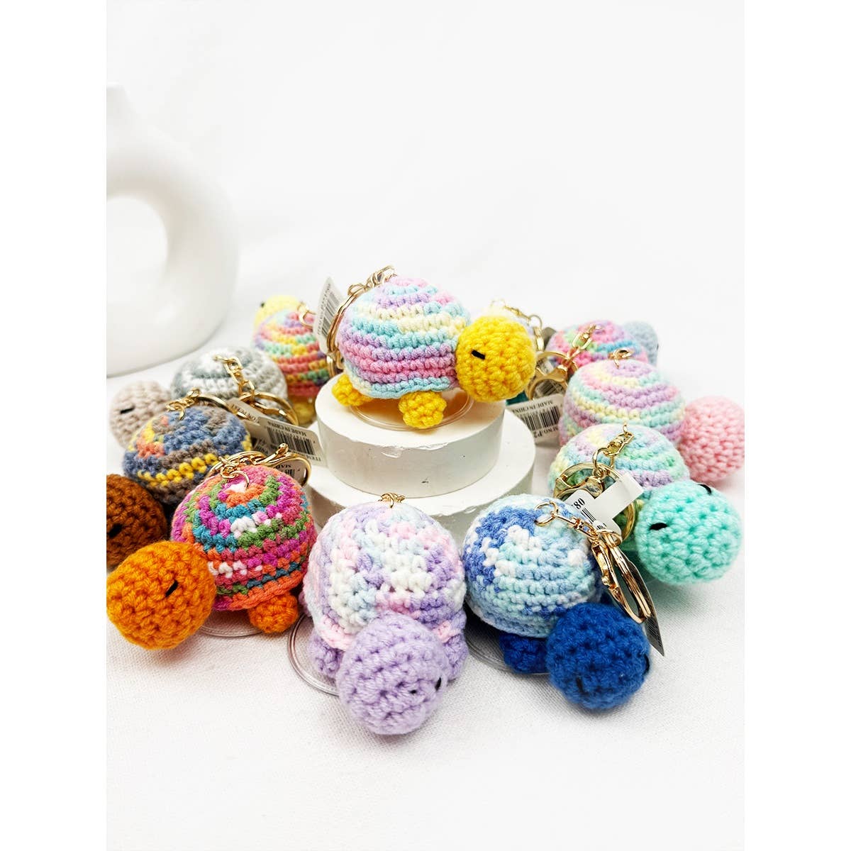 Crochet Sea Turtle Keychain
