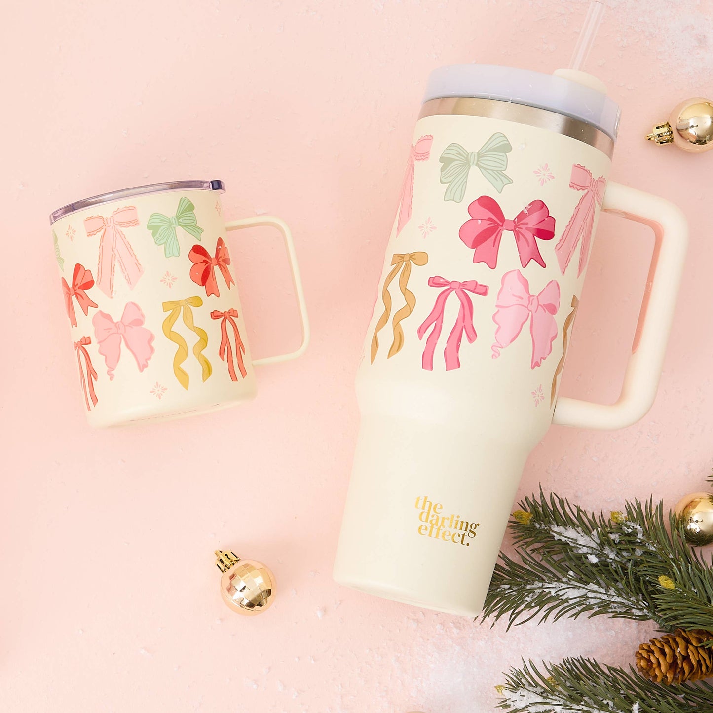 14 oz Insulated Mug-Bow Affair