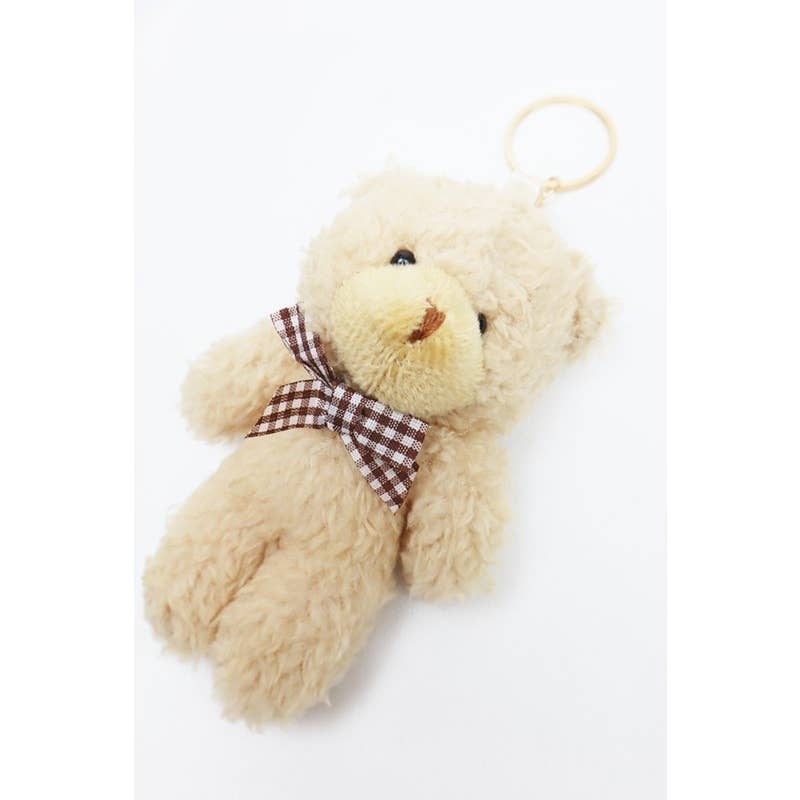 Plush Teddy Bear Keychain