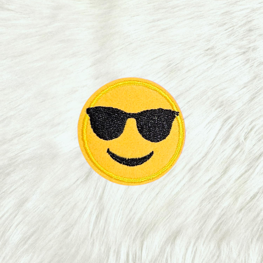 Emoji Smile Sunglasses Patch